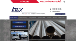 Desktop Screenshot of inoxspol.cz